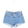 Short Levis Mini short en coton bleu