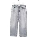 Jeans flare / larges Frame Jean large en coton gris Grenoble