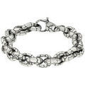 Bracelets Orusbijoux Bracelet Homme Argent Rocaille Argent&eacute; Grenoble