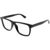 Lunettes de soleil McQ Alexander McQueen AM0463O Cadres Optiques, Noir/Transparent, 56 mm