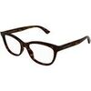 Lunettes de soleil McQ Alexander McQueen AM0461O Cadres Optiques, Havana/Transparent, 53 mm
