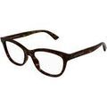 Lunettes de soleil McQ Alexander McQueen AM0461O Cadres Optiques, Havana/Transparent, 53 mm