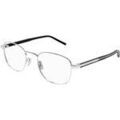 Lunettes sur Grenoble : Lunettes de soleil Saint Laurent SL 699 Cadres Optiques, Argent/Transparent, 51 mm Argent&eacute;