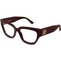 Lunettes sur Grenoble : Lunettes de soleil Balenciaga BB0326O Cadres Optiques, Bordeaux/Transparent, 53 mm