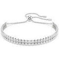 Bracelets Swarovski Bracelet Matrix double rang argent&eacute; Blanc Grenoble