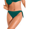 Maillots de bain Lisca Bas maillot slip de bain &agrave; nouettes PALMA Vert