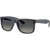 Lunettes de soleil Ray-ban Lunettes de soleil carr&eacute;es classiques Justin Bleu