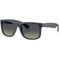 Lunettes sur Grenoble : Lunettes de soleil Ray-ban Lunettes de soleil carr&eacute;es classiques Justin Bleu