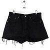 Short Levis Mini short en coton noir