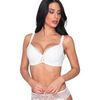Corbeilles & balconnets Luna Splendida Soutien-gorge balconnet pr&eacute;form&eacute; MELODY MARIAGE Blanc
