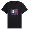 T-shirt Tommy Jeans TEE SHIRT TJM SLIM RWB FLAG TEE EXT - Noir - L