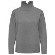 Pull Only PULL ONLCOCO LIFE LS HIGH NECK CC KNT - MEDIUM GREY MELANGE - S