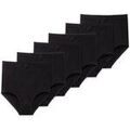 Culottes & autres bas
sur Grenoble : Slips Schiesser Femme Slip Paquet de 6 Cotton Essentials 6P Noir