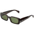 Lunettes sur Grenoble : Lunettes de soleil Retrosuperfuture ST6 Lunettes de soleil, Havana/Vert, 54 mm