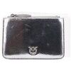 Porte-monnaie Pinko Flat Mini Argent&eacute;