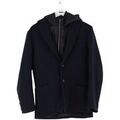 Veste Alain Figaret Manteau en laine marine