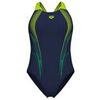 Maillots de bain Arena MAILLOT BLEU MARINE - NAVY-ARTIC LIME - 38
