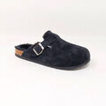 Mules femme sur Grenoble : Sabots Topway LES ARLESIENNES SABOTS FOURRES NOIR