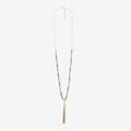 Collier Lollipops Sautoir perles facett&eacute;es Best vert paon Dor&eacute; Grenoble