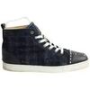 Baskets montantes Christian Louboutin Baskets hautes Louis en cuir marines