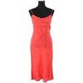 Robe Soi Robe en soie rouge
