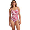 Maillots de bain Selmark Maillot de bain une pi&egrave;ce pr&eacute;form&eacute; ACANTHUS Mare Rose