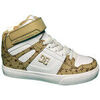 Chaussures de Skate enfant DC Shoes PURE HIGH TOP HV EV white lt brown