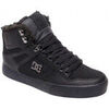 Chaussures de Skate DC Shoes PURE HI WNT black black black