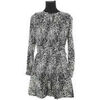 Robe courte Vanessa Seward Robe en soie noire