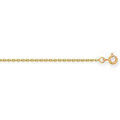 Collier Brillaxis Cha&icirc;ne fine maille for&ccedil;at or jaune 9 carats 1.2mm Jaune Grenoble