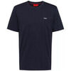 T-shirt HUGO T-shirt Dero212 Bleu Marine uni en coton