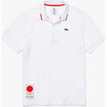 T-shirt Lacoste Polo Heritage Blanc Grenoble