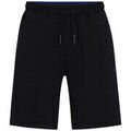Shorts/Bermuda sur Grenoble : Short BOSS SHORT HEADLO 1 NOIR COTON M&Eacute;LANG&Eacute; Noir