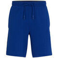 Shorts/Bermuda sur Grenoble : Short BOSS SHORT HEADLO 1 BLEU COTON M&Eacute;LANG&Eacute; Bleu