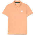 Tee-shirts sur Grenoble : T-shirt Lacoste POLO ORANGE REGULAR FIT EN COTON STRETCH AVEC BRODER