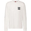 T-shirt HUGO T-shirt Dochi &agrave; manches longues blanc Blanc