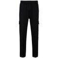 Pantalon HUGO BAS DE SURV&Ecirc;TEMENT RELAXED FIT EN COTON STRETCH NOIR AV Noir Grenoble