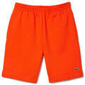 Shorts/Bermuda sur Grenoble : Short Lacoste SHORT HOMME EN MOLLETON GRATT&Eacute; DE COTON BIOLOGIQUE O Orange