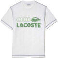 Tee-shirts sur Grenoble : T-shirt Lacoste T-SHIRT HOMME RELAXED FIT AVEC MARQUAGE EN COTON BIO