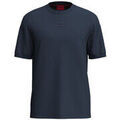 T-shirt HUGO T-SHIRT BLEU MARINE MANCHES COURTES AVEC LOGO DIRAGOLIN Grenoble