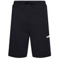 Shorts/Bermuda sur Grenoble : Short BOSS SHORT HEADLO 1 EN COTON M&Eacute;LANG&Eacute; AVEC LOGO EN RELIEF MAR Bleu