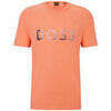 T-shirt BOSS T-SHIRT ORANGE REGULAR EN COTON STRETCH AVEC LOGO DE LA
