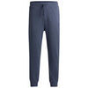 Pantalon HUGO PANTALON DE SURV&Ecirc;TEMENT EN COTON &Eacute;PONGE BLEU AVEC LOGO Bleu