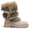 Bottes neige La Modeuse Bottines pour femme - Taupe -