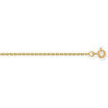 Colliers sur Grenoble : Collier Brillaxis Cha&icirc;ne maille for&ccedil;at or jaune 9 carats 1.2mm Jaune