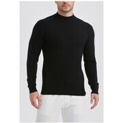 Pull Kebello Pull col Chemin&eacute;e H, Noir Noir