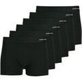 Lingerie homme sur Grenoble : Cale&ccedil;ons Jack & Jones Homme Cale&ccedil;on Paquet de 6 JACBASIC TRUNKS 6 PACK Noir