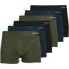 Cale&ccedil;ons Jack & Jones Homme Cale&ccedil;on Paquet de 6 JACBASIC TRUNKS 6 PACK Multicolore