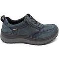 Randonn&eacute;e sur Grenoble : Chaussures G Comfort ZAPATYO CORDONES IMPERM&Eacute;ABLE 55812 NUBUCK JEANS Bleu