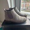 Bottines Cypres Boots Chelsea daim gris clair